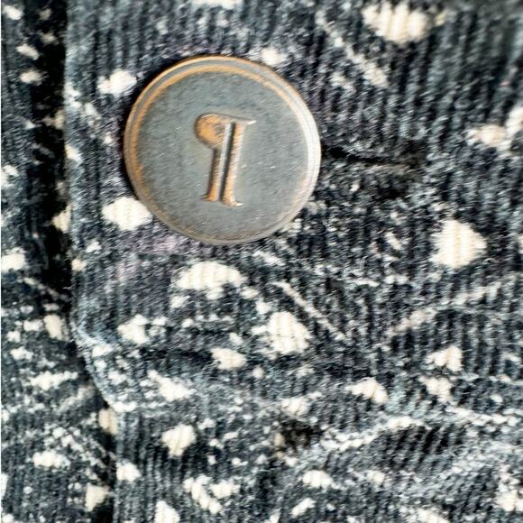 Pilcro and the Letterpress Womens The Serif Jeans Corduroy Black Cream 32 - Picture 2 of 8